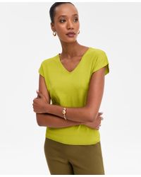 INC International Concepts - Cap-sleeve Sweater - Lyst