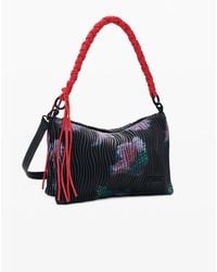 Desigual - Medium Textured Bag, Polyurethane - Lyst