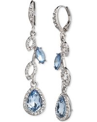 Givenchy - Pave & Color Crystal Linear Drop Earrings - Lyst