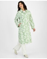 Macy's - Flower Show Long A-line Printed Raincoat - Lyst