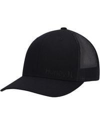 Hurley - Logo Corp Staple Trucker Snapback Hat - Lyst