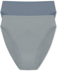 Natori - 3-pk. Bliss Bare Cotton High-cut Brief Underwear 772346mp - Lyst