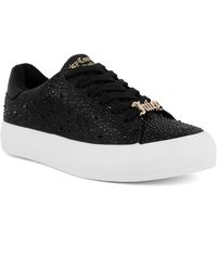 Juicy Couture - Alanis B Rhinestone Lace-up Platform Sneakers - Lyst