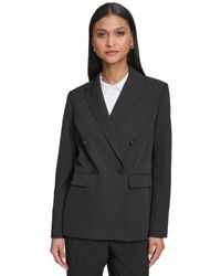 Karl Lagerfeld - Karl Lagerfeld Double-breasted Blazer - Lyst