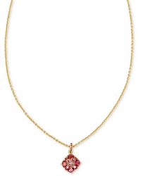 Kendra Scott - 14k Gold-plated Mixed Cubic Zirconia 19" Adjustable Pendant Necklace - Lyst
