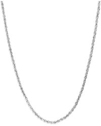 Macy's - Rope Chain 18" Necklace (1-3/4mm - Lyst