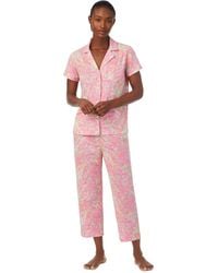 Lauren by Ralph Lauren - 2-pc. Printed Capri Pajamas Set - Lyst