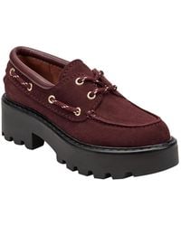Marc Fisher - Peyten Laced Platform Lug Loafers - Lyst
