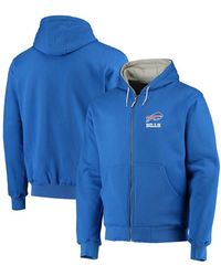 Dunbrooke - Royal Buffalo Bills Craftsman Thermal Lined Full-zip Hoodie - Lyst