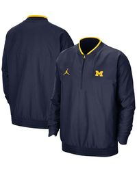 Nike - Michigan Wolverines 2021 Coach Half-zip Jacket - Lyst
