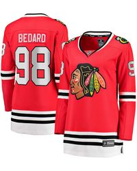 Fanatics - Connor Bedard Chicago Blackhawks 2023 Nhl Draft Home Breakaway Player Jersey - Lyst
