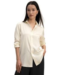 LILYSILK - Tailored Button Down Silk Shirt - Lyst