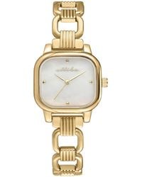 Ettika - Classic Square Plated Bracelet Watch - Lyst