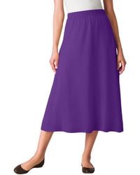Woman Within - Within 7-day Knit A-line Skirt - Lyst