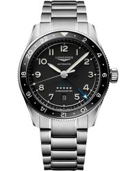 Longines - Swiss Automatic Spirit Zulu Time Stainless Steel Bracelet Watch 42mm - Lyst