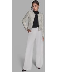 BCBGMAXAZRIA - Open Front Sequin Jacket - Lyst