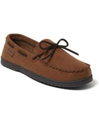 Dearfoams - Toby Moccasin Slipper - Lyst