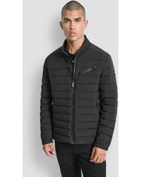 DKNY - Moto Quilted Puffer Jacket - Lyst