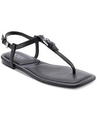DKNY - Datto T-strap Sandals - Lyst