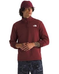 The North Face - Cedar Trail Grid Fleece Zip Sweatshirt - Lyst