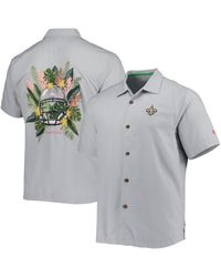 Tommy Bahama - New Orleans Saints Coconut Point Frondly Fan Camp Islandzone Button-up Shirt - Lyst