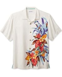 Tommy Bahama - Las Flores Isle Short Sleeve Printed Silk Button-front Camp Shirt - Lyst