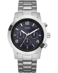 Guess - Multi-function Tone Stainless Steel Watch 42 Mm - Lyst