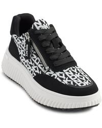 DKNY - Lissa Logo Platform Sneakers - Lyst