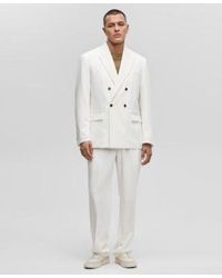 Mode Of One - Relaxed Fit Double Breasted Blazer Suit Pants Exclusively At Macys - Lyst