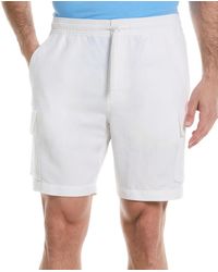 Cubavera - 8" Drawstring Linen Cargo Shorts - Lyst