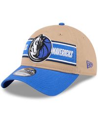 KTZ - Tan/blue Dallas Mavericks 2024 Nba Draft 9twenty Adjustable Hat - Lyst