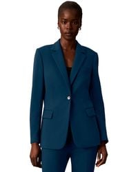 Calvin Klein - Notch Collar One-button Jacket - Lyst