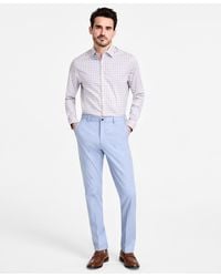 Michael Kors - Classic-fit Cotton-blend Dress Pants - Lyst