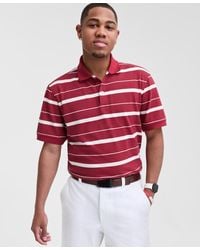 Club Room - F Striped Polo Shirt - Lyst