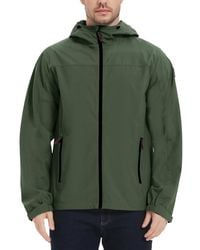 Hawke & Co. - All-season Lightweight Stretch Hooded Rain Jacket - Lyst