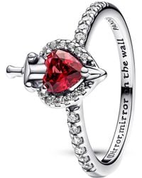 PANDORA - Sterling Disney Villains Evil Queen Ring - Lyst