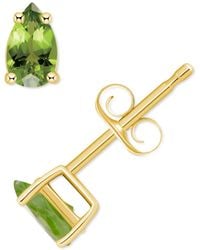 Macy's - Peridot Pear Stud Earrings (1/2 Ct. T.w. - Lyst