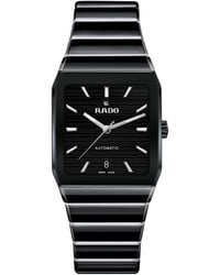 Rado - Swiss Automatic Anatom Stainless Steel & Ceramic Bracelet Watch 33mm - Lyst