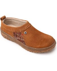 Minnetonka - Tamarra Suede Clogs - Lyst