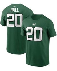 Men's Nike Breece Hall Green New York Jets Player Game Jersey Size: Small