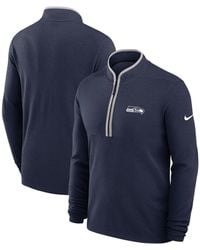 Nike - Navy Tennessee Titans Lightweight Victory Performance Half-zip Pullover - Lyst