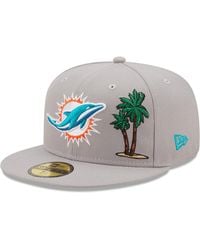 KTZ - Miami Dolphins City Describe 59fifty Fitted Hat - Lyst