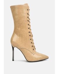 LONDON RAG - Knocturn Croc Textured Over The Boots - Lyst