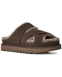 UGG - Greenport Cross Strap Open Toe Slide Sandals - Lyst