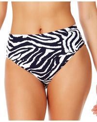 Anne Cole - Printed Soft-band Swim Bottoms - Lyst