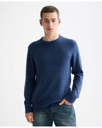 Scotch & Soda - Solid Crew Neck Sweater - Lyst