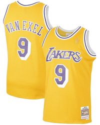 nick van exel jersey mitchell and ness