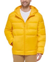 Cole Haan - Lightweight Hooded Puffer Jacket - Lyst