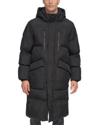 DKNY - Quilted Hooded Duffle Parka - Lyst