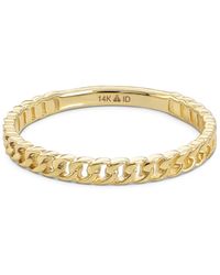 DEVATA - Cuban Link Ring - Lyst